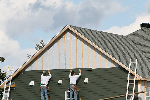 Professional Emergency Siding Repair technician working in Fannettsburg, PA